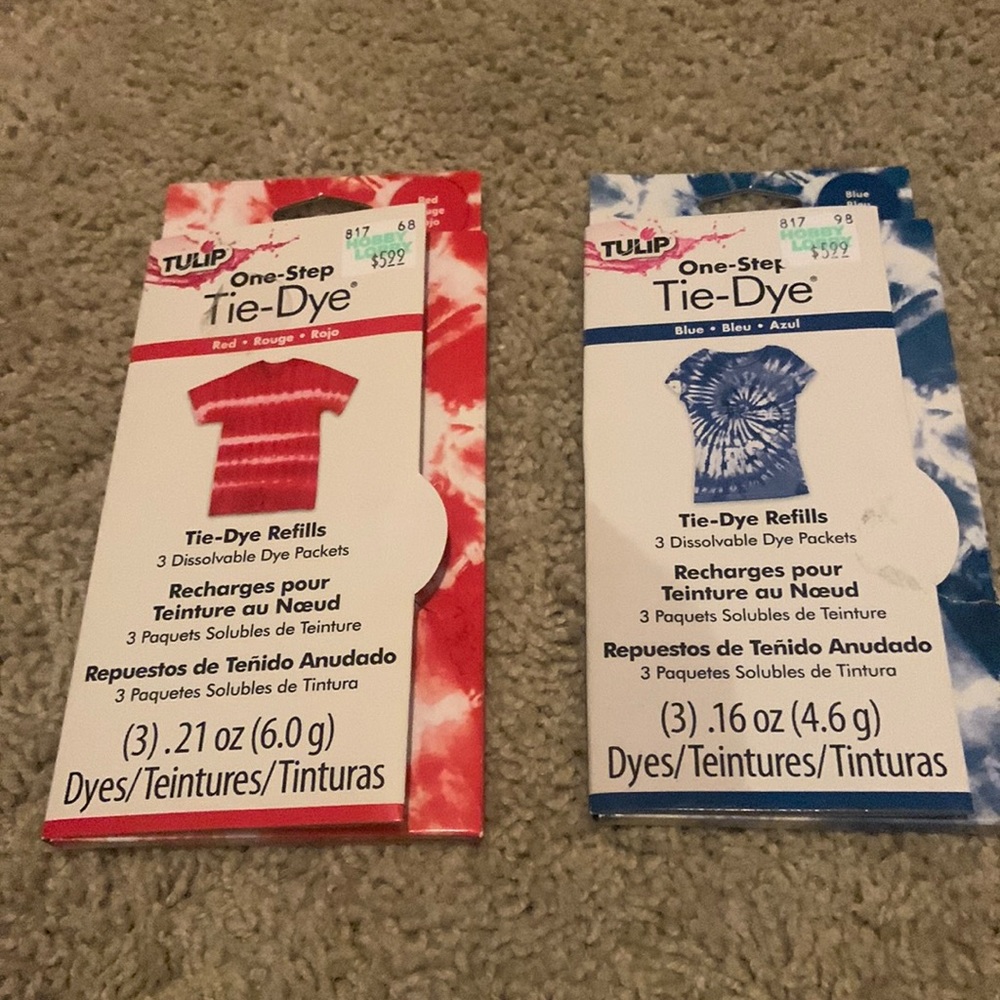 Tye dye refills